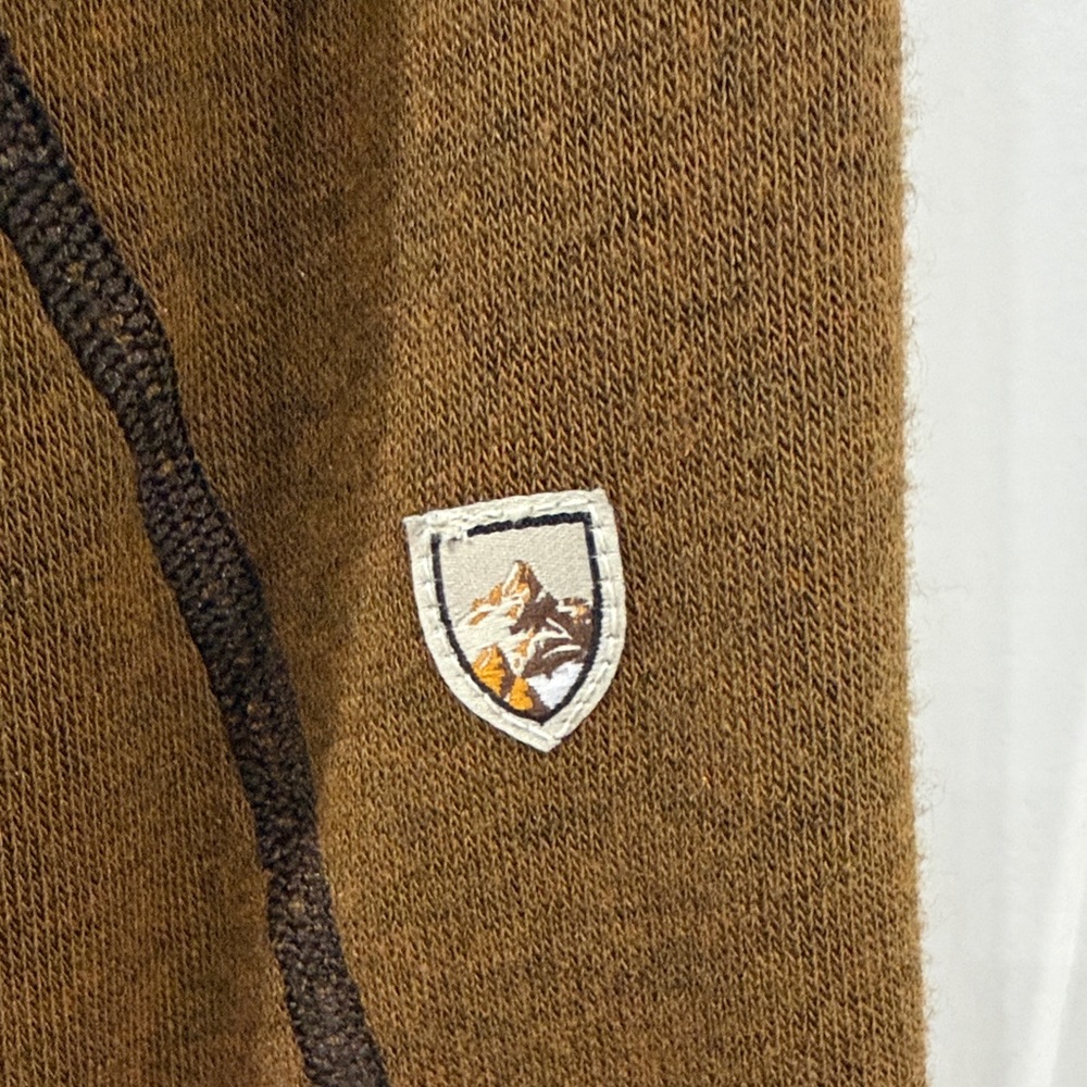 EUC Kuhl Revel Brown Quarter-Zip Sweatshirt - Picture 4 of 7